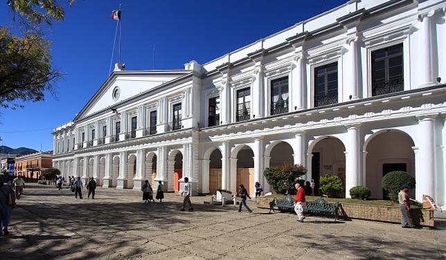 Main square in San Cristobal
