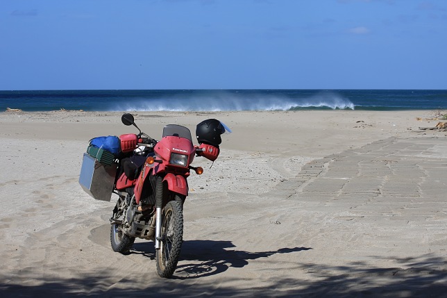 Deserted beach in Nicaragua