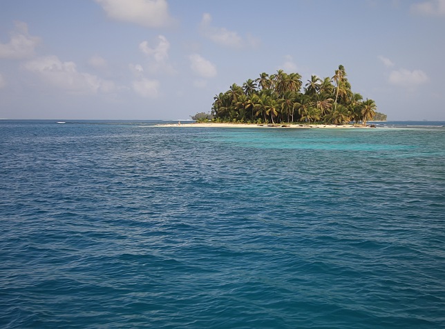 One of many uninhabited islands