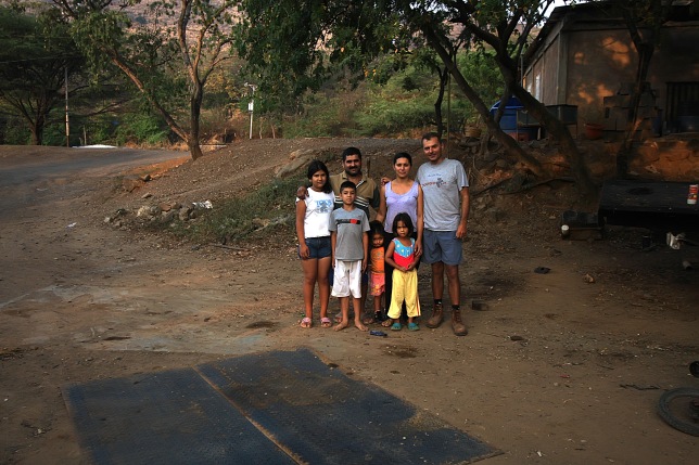 The family that took me in on my first day in Venezuela